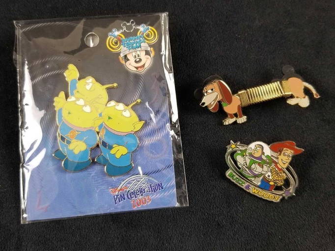 3 Limited Edition Disney Pixar Toy Story Pins