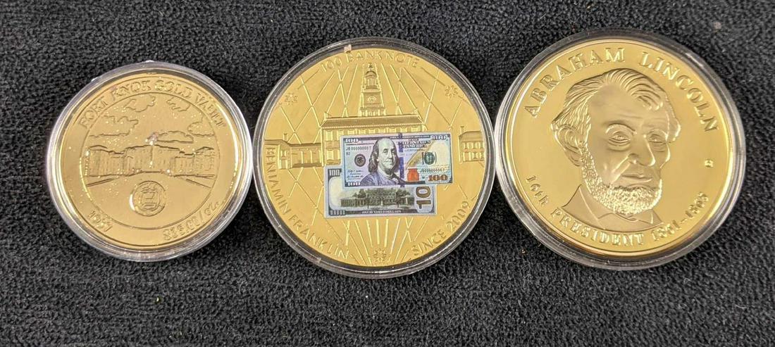 American Mint Gold Plated Coins (1 of 11)
