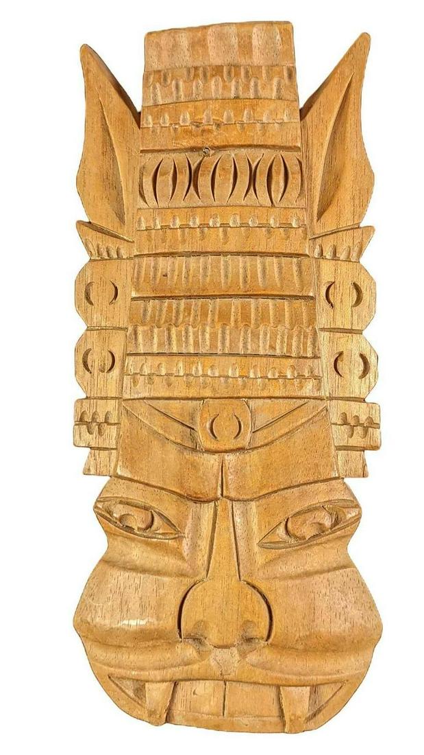 Hand Carved Tiki God Polynesian Art (1 of 4)