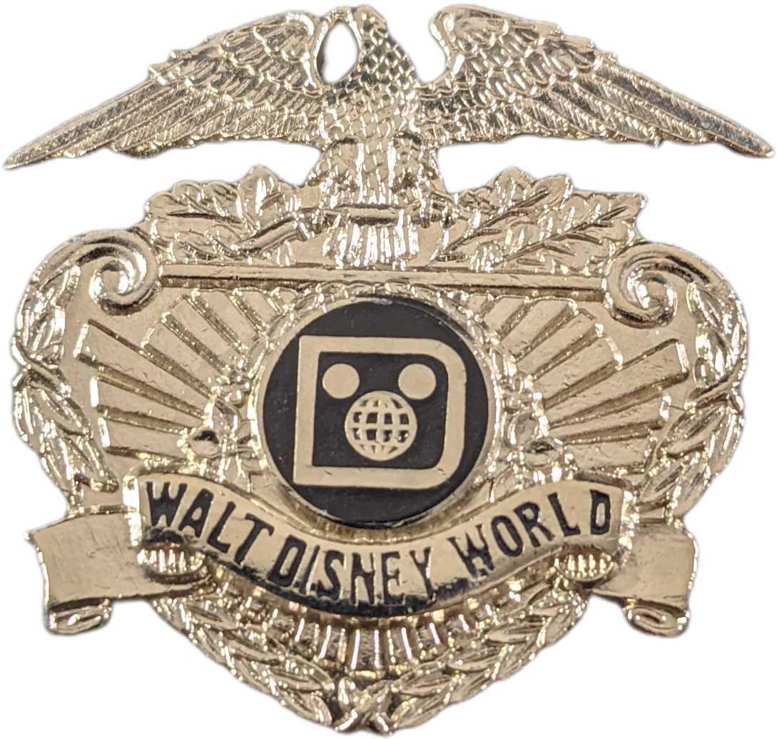 1970s/1980s Disney World Female Security Hat Badge (1 of 2)