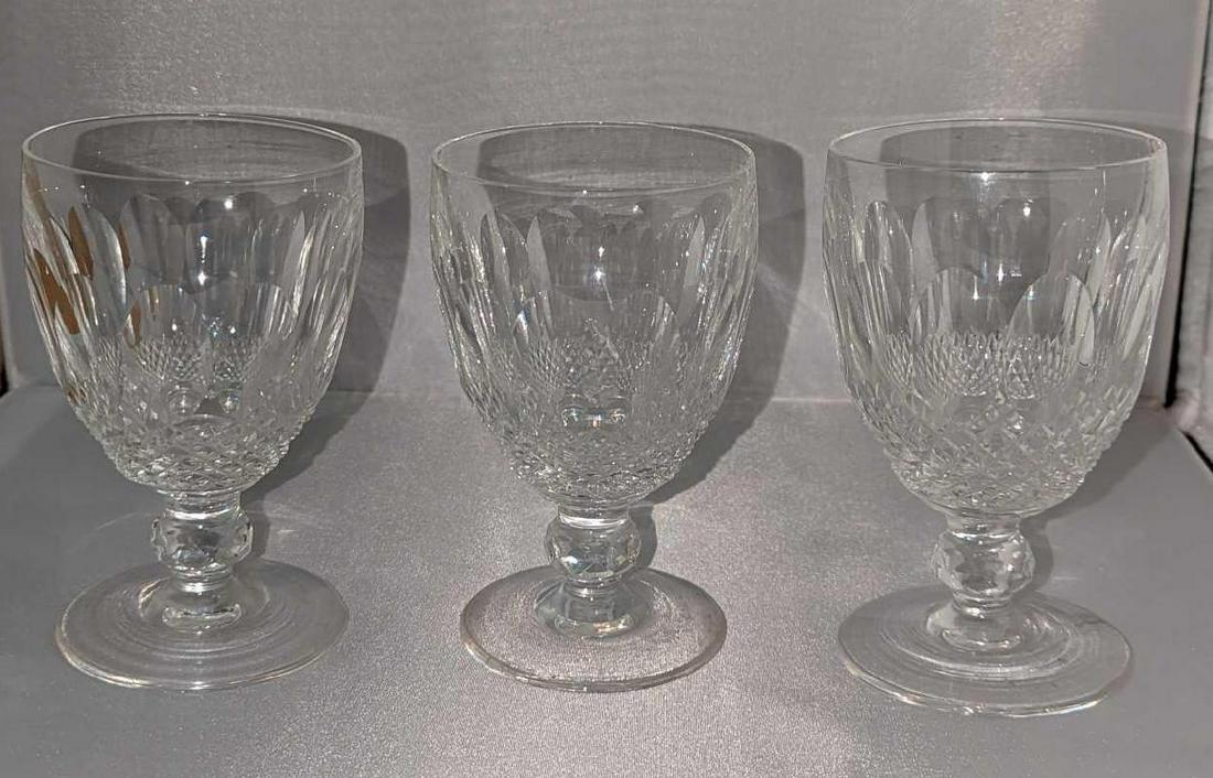 Three Waterford Crystal Colleen Water Goblets (1 of 6)