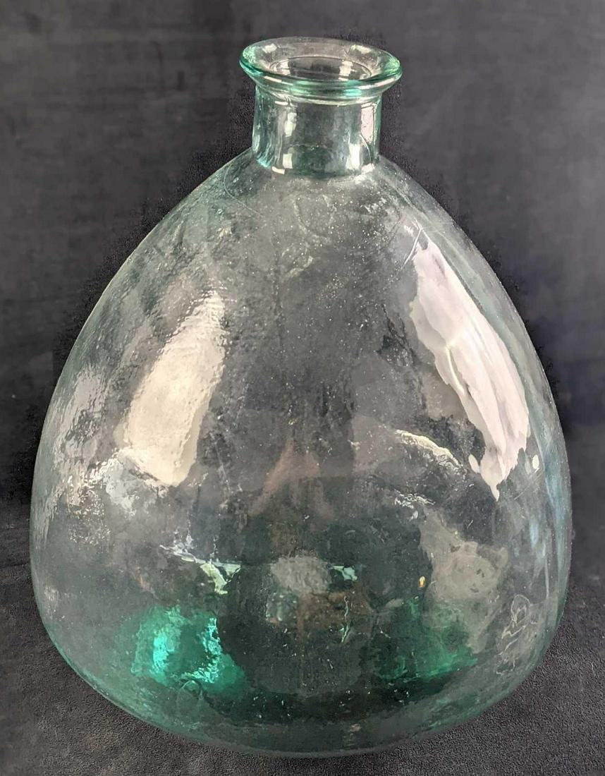 Large Glass Oval Vase (1 of 5)