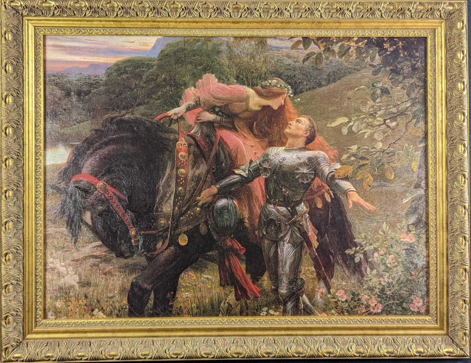 JB Framed La Belle Dame Sans Merci Embellished Print (1 of 6)