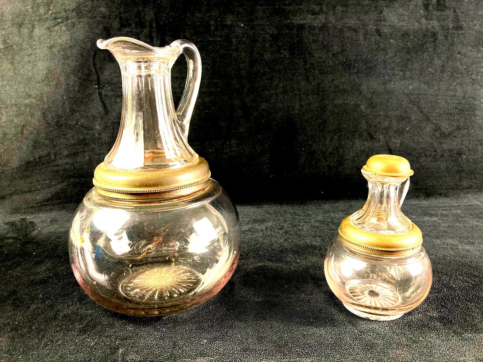 Set of Glass Pitchers (1 of 3)
