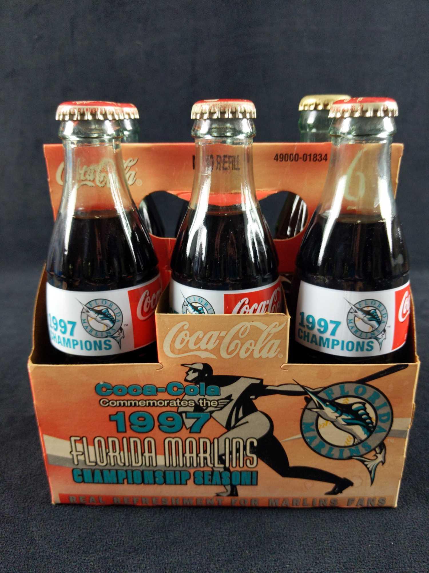 Florida Marlins 1997 Coke Bottles Champ Season (1 of 7)