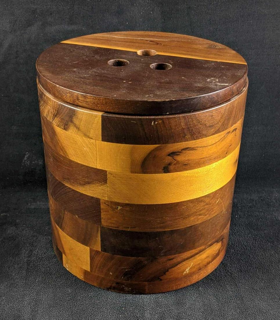 Mid Century Wooden Ice Bucket (1 of 7)