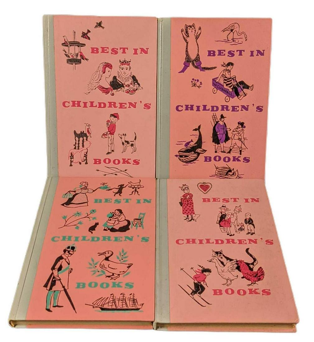 Vintage Best In Childrens Hardcover Books Puss In Boots: This lot includes four hardcover books published in 1959-1960 by Doubleday Books (New York). There are such stories like The Puss In Boots, Uncle Billy Possum, With Dorothy In Oz, and more. Books are