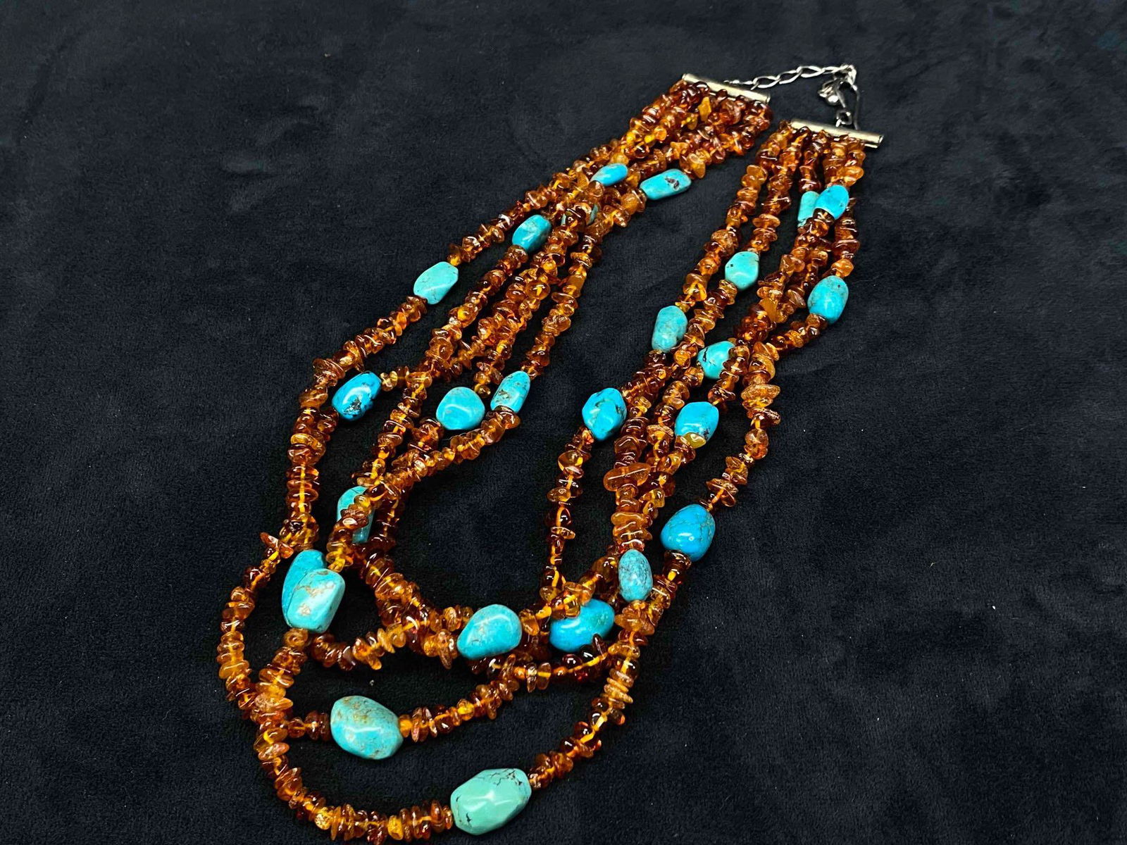 Search results for: 'Jay King Orange Coral and Turquoise Bead Sterling  Silver 18