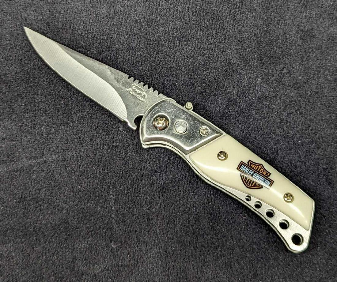Harley Davidson Automatic Knife Small Switchblade (1 of 7)