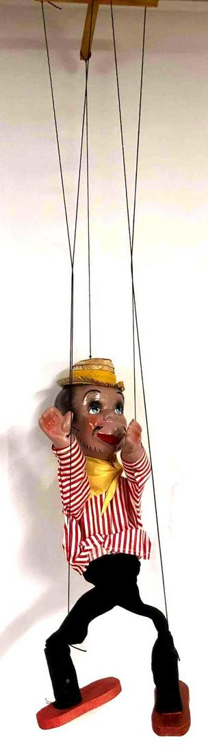 Vintage BarberShop Quartet Marionette String Puppet (1 of 5)