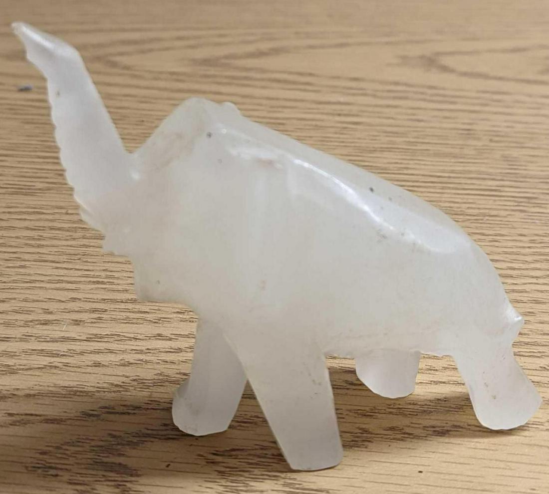 Small White Quartz Elephant Figurine Dec 21, 2022 Rapid Estate