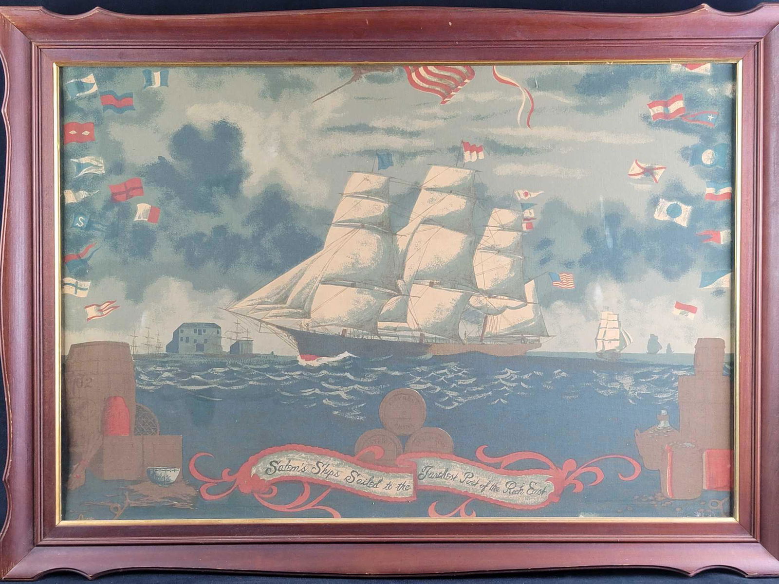 Turner Salem Ship Sailed East Print (1 of 9)