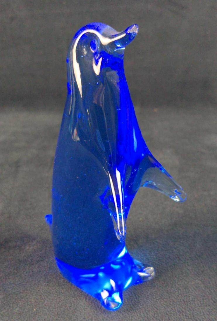 Vintage Italian Godinger Murano Blue Penguin (1 of 7)