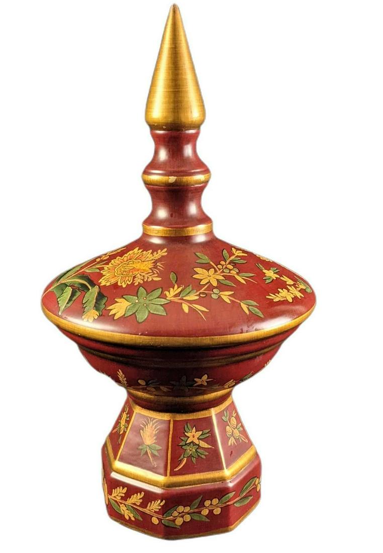 Raymond Waites Ceramic Floral Finial (1 of 10)