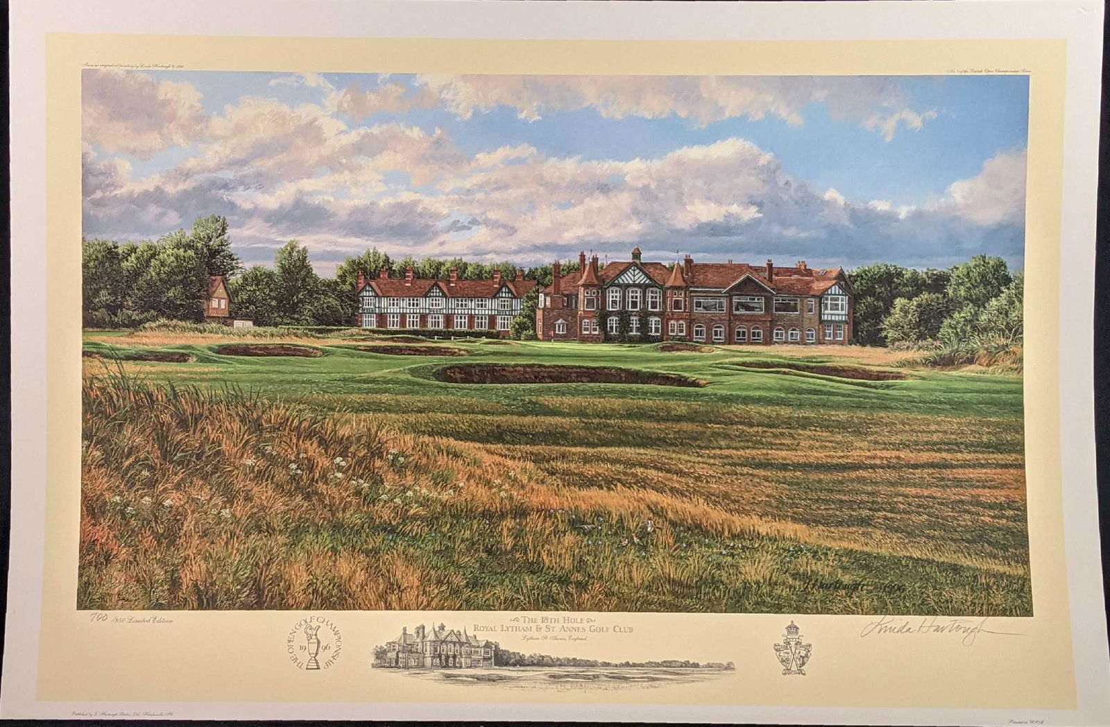 Linda Hartough LE Litho Golf Carnoustie Golf Links (1 of 12)