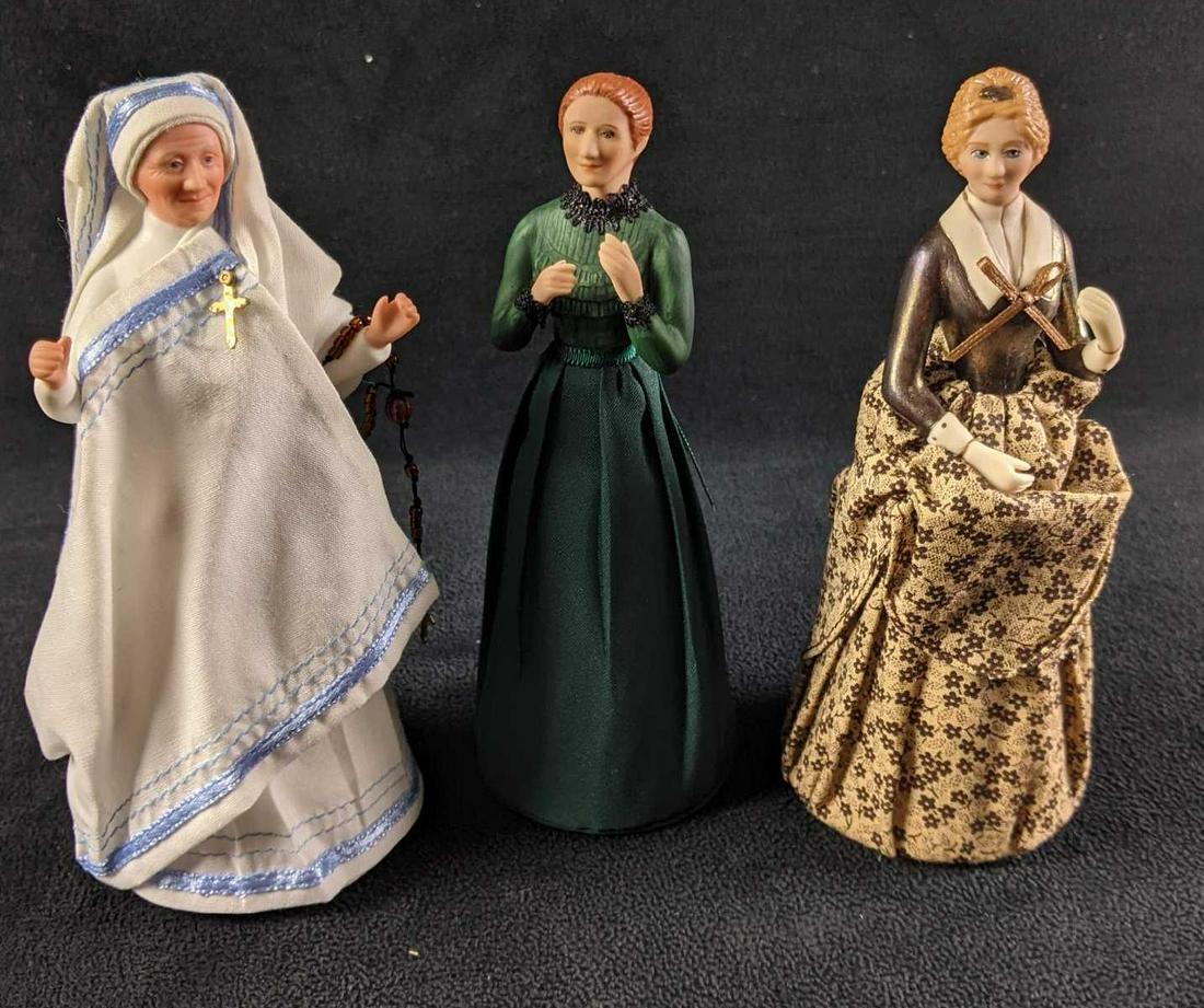 Porcelain Remember the Ladies Historical Figure Dolls (1 of 8)