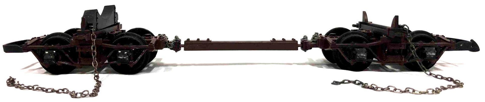 LGB Skeleton Log Car 1996 Without Logs: This lot contains an LGB toy skeleton log car from 1996. LGB stands for Lehman Gross Bahn which an be translated as The Lehman Big Train in German. This model was made by Ernst Paul Lehman who made th