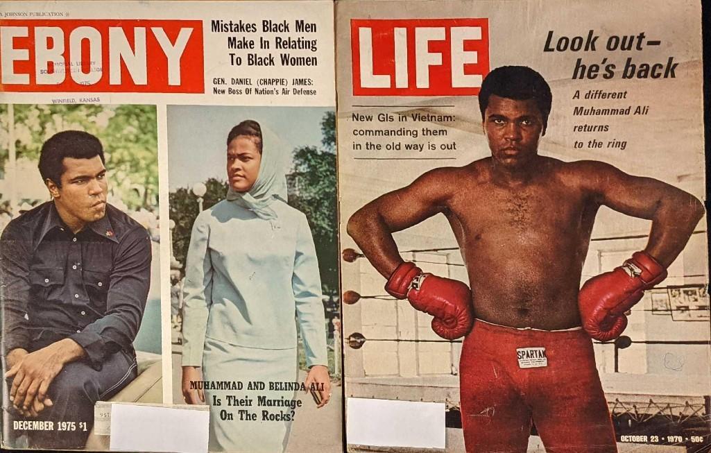Two Vintage Life Ebony Muhammad Ali Magazines (1 of 7)
