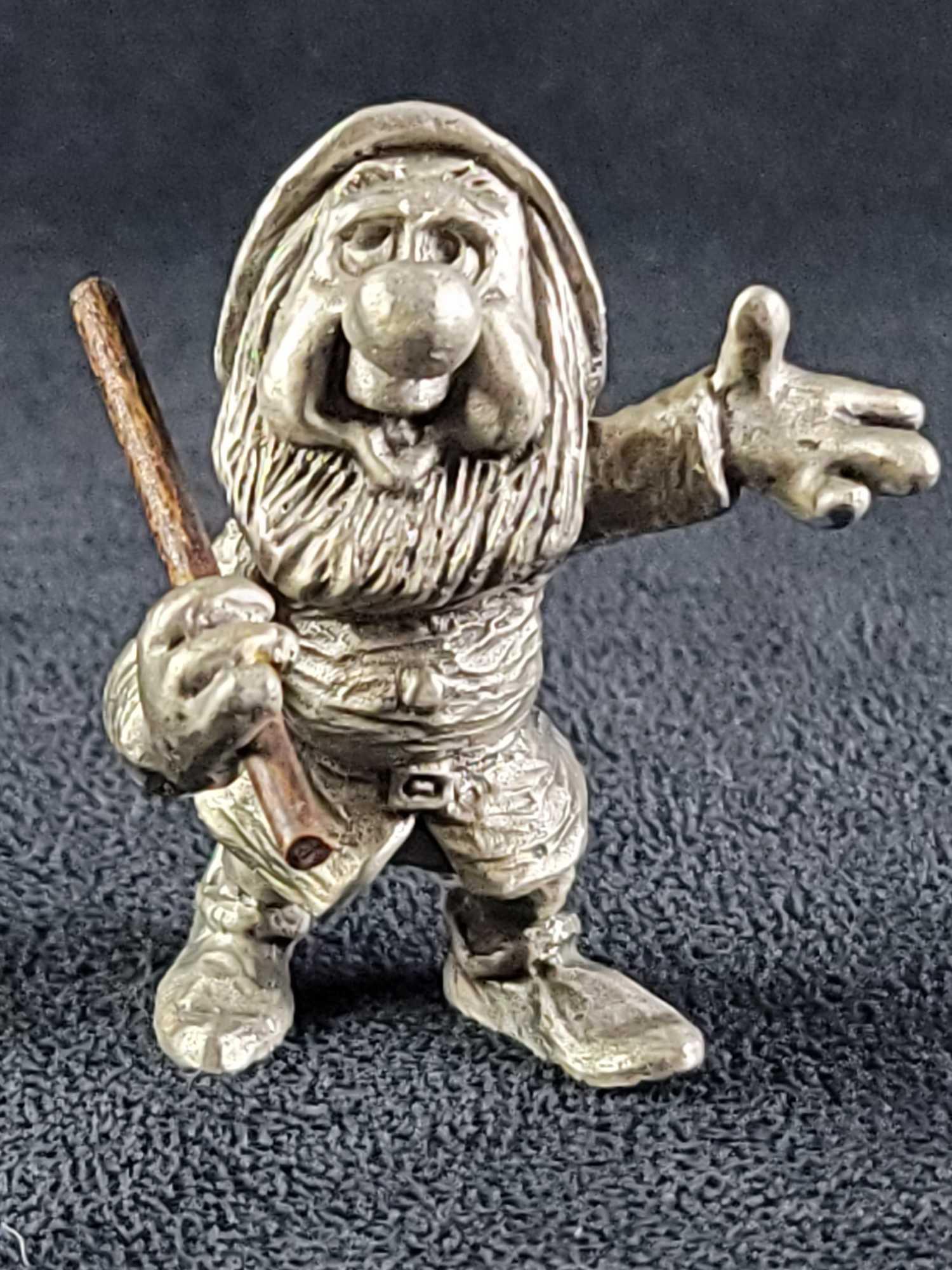 Pewter Snow White Sleep Dwarf Statue (1 of 6)