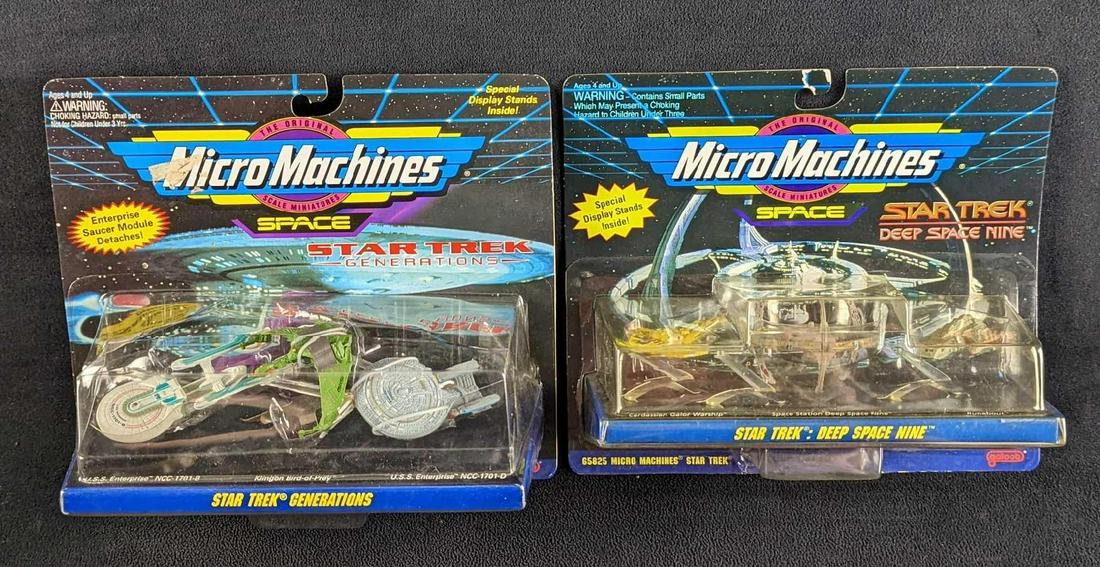 2 Sets Of Star Trek Micro Machines Generations Vessels (1 of 10)