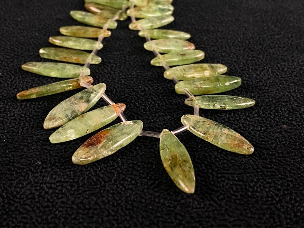String of Marquise Green Kyanite Beads (1 of 4)