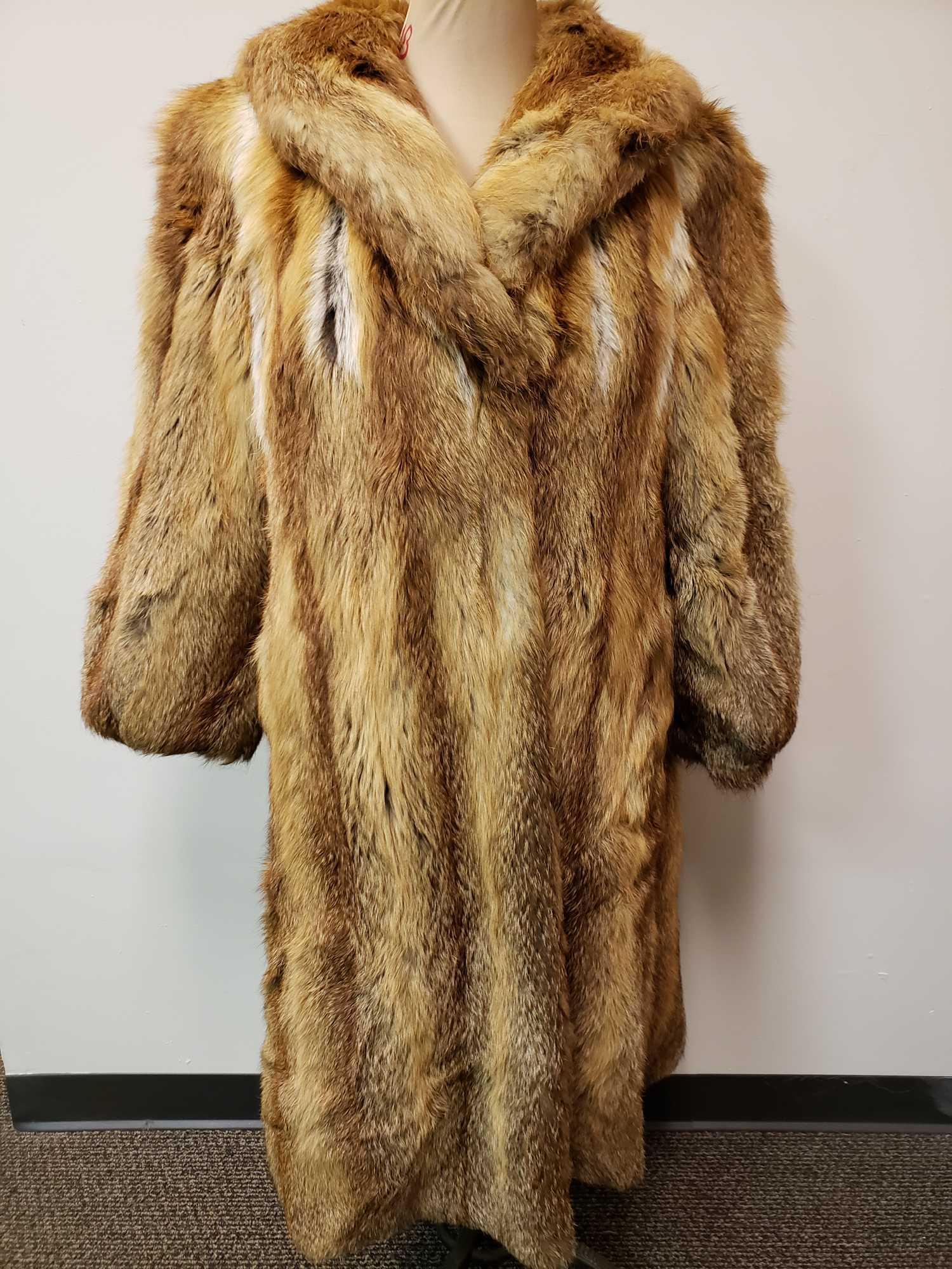 Full Length Red Fox Fur Coat (1 of 5)