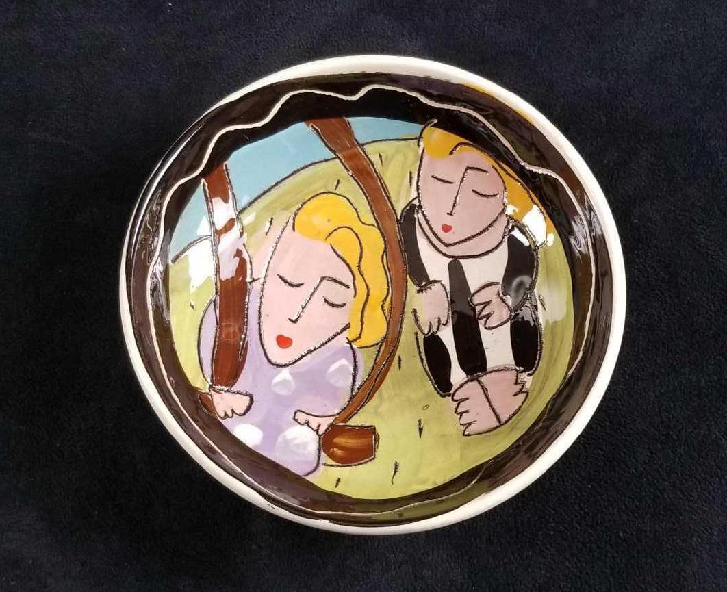 Colorful Swing Ceramic Bowl Art May (1 of 9)