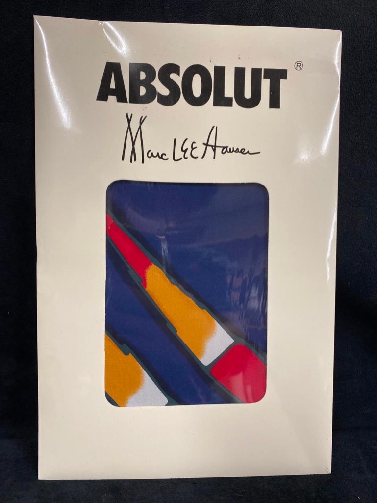 Absolut Vodka Rare Marc Lee Hauser Silk Scarf New (1 of 2)