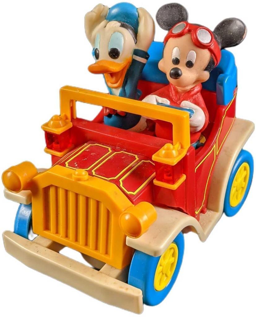 Vintage Disney Mickey Mouse & Donald Duck Toy Car (1 of 6)