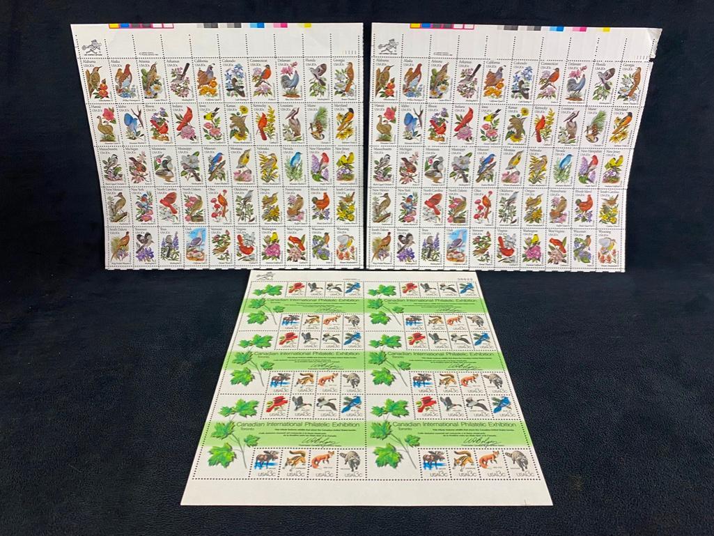 3 Sheets USPS Wildlife Stamps (1 of 5)
