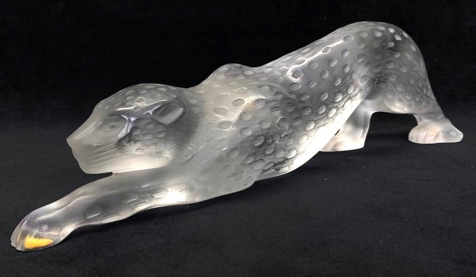 Lalique Zeila Panther Sculpture (1 of 6)