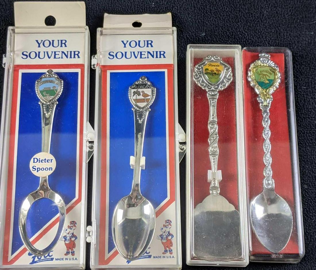 Florida Silver Plated Souvenir Spoons (1 of 10)