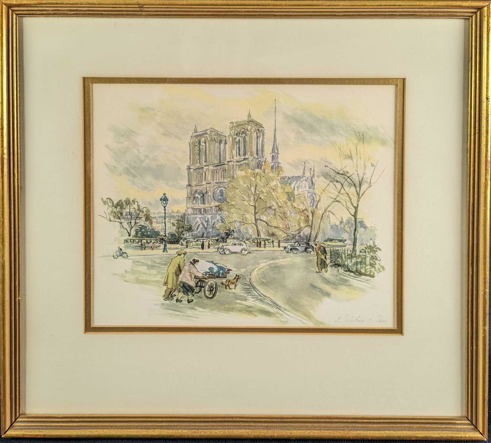 JB Framed Notre Dame Cathedral Print (1 of 5)