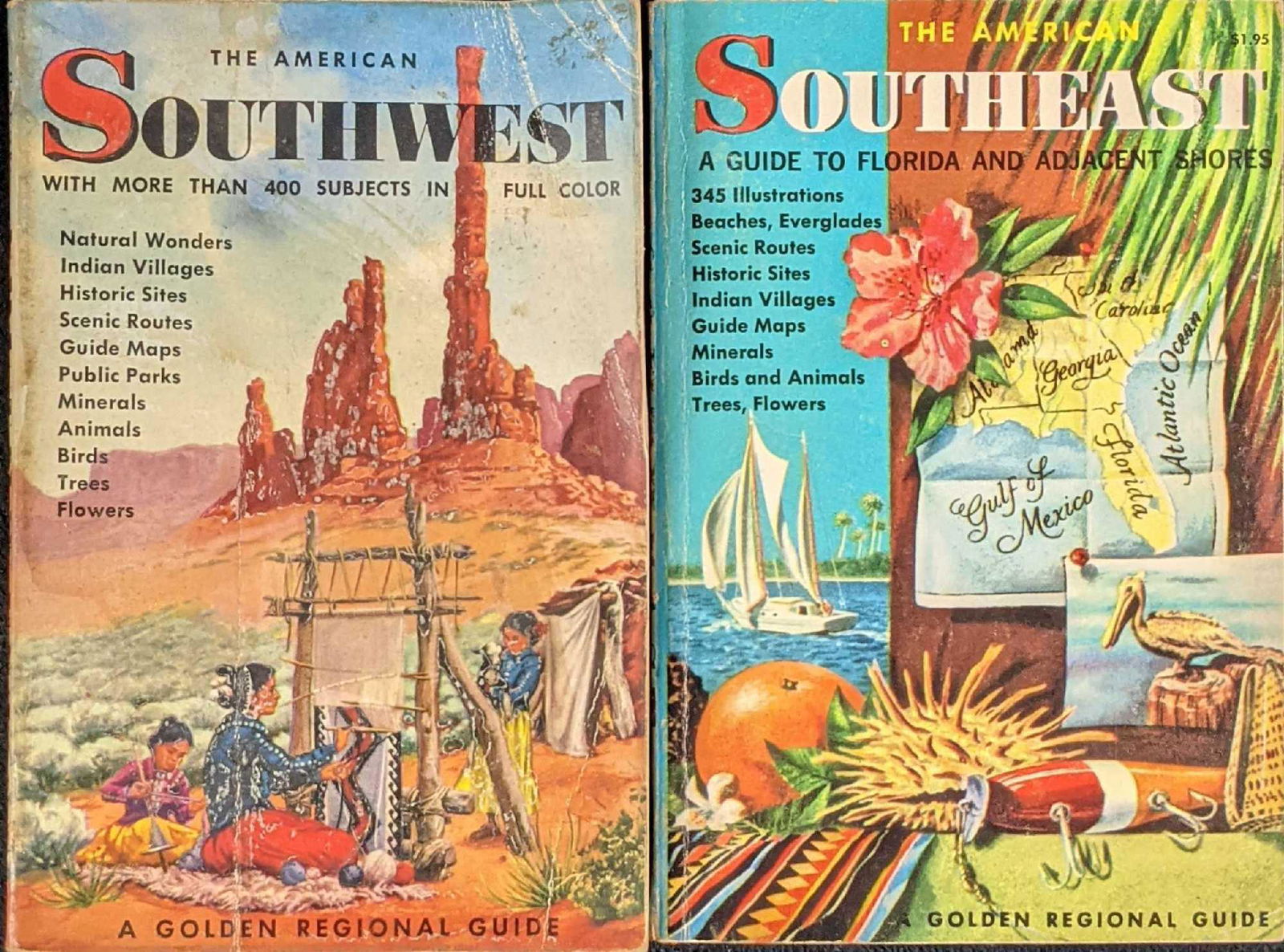 Vintage American Southeast & Southwest Guidebooks (1 of 8)