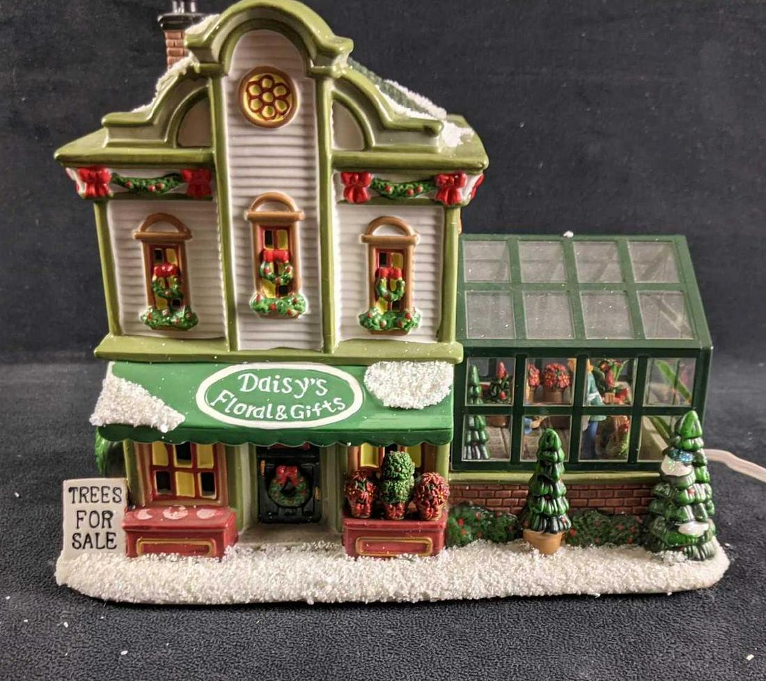 Christmas Decoration St. Nicholas Square Village Daisy's Florals & Gift Shop: Christmas Decoration St. Nicholas Square Village Daisy's Florals & Gift Shop This is a little shop from the 2009 St. Nicholas Square Village collection. It is in good condition with no known damage. I