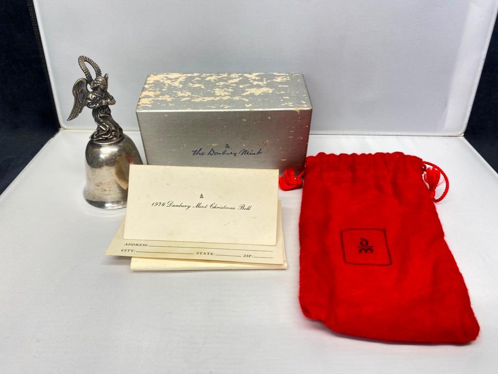 1974 Silver-Plated Bell - The Danbury Mint (1 of 2)