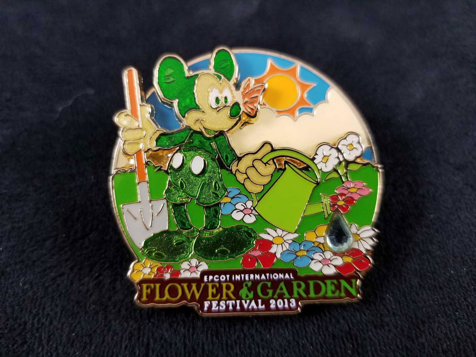 Disney World Epcot Flower And Garden Festival 2013 Pin Mickey Mouse (1 of 3)