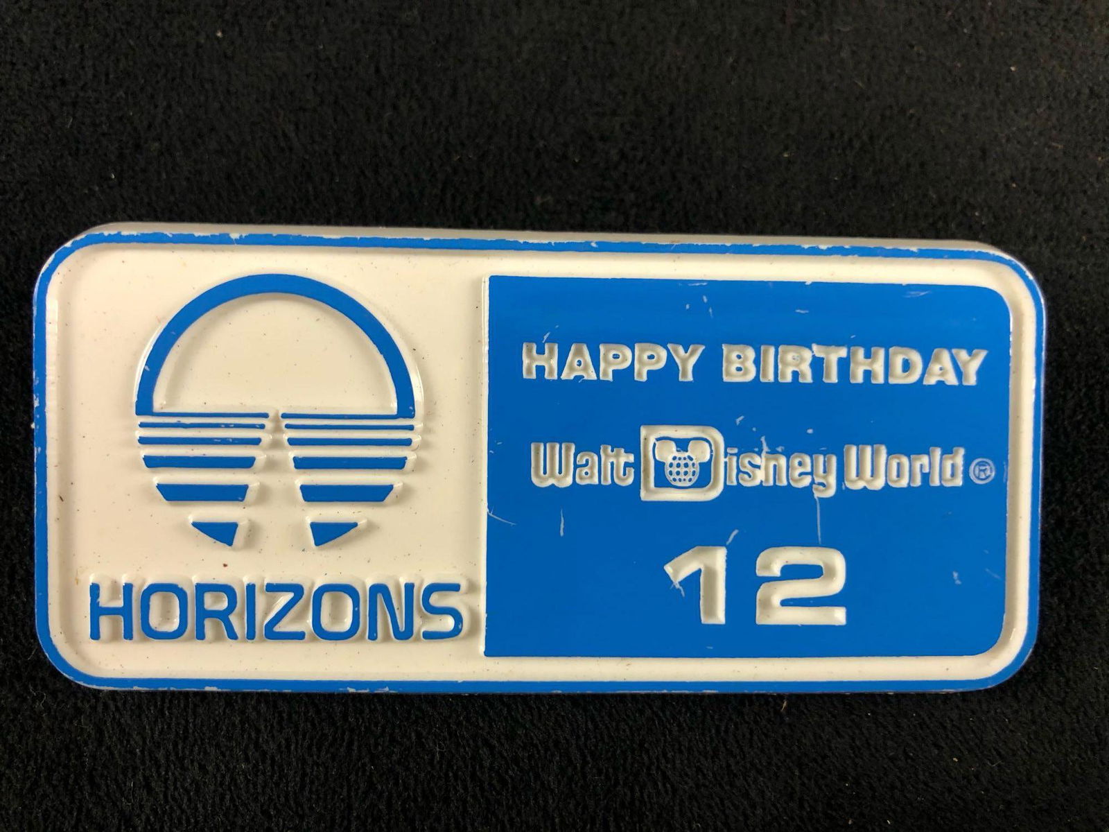 Huge Lot of 54 Vintage Official 1983 Walt Disney World Happy 12th Birthday Horizons Pin Back (1 of 6)