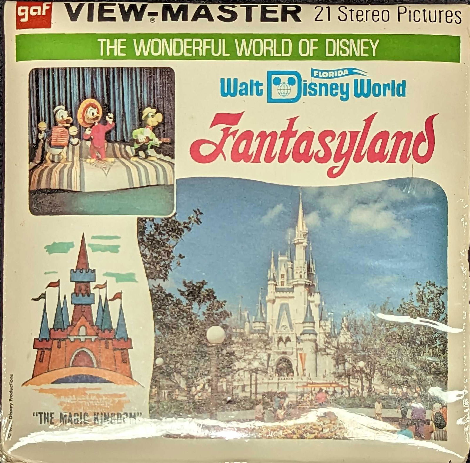 Sealed Vintage Disney World Fantasyland View-Master Reels (1 of 2)