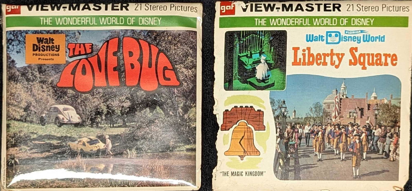 2 Vintage Disney Love Bug & Liberty Square View-Master Reels (1 of 7)