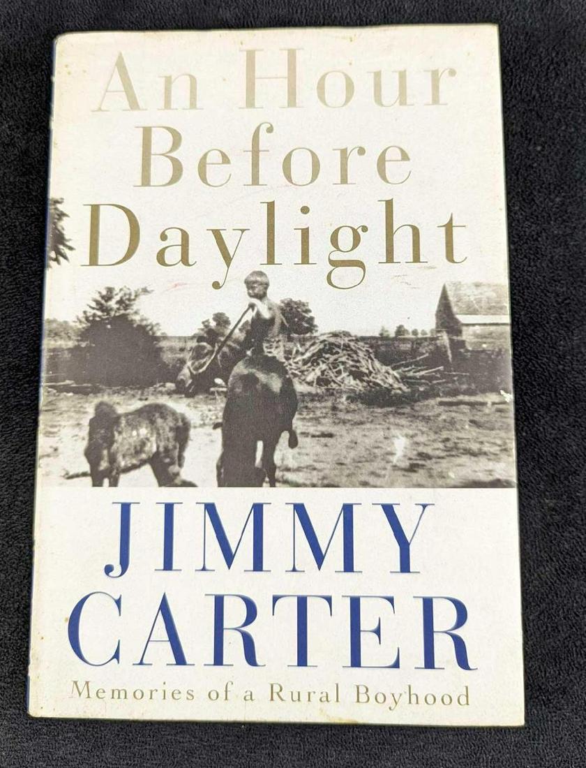 Jimmy Carter Signed Book - An Hour Before Daylight (1 of 7)