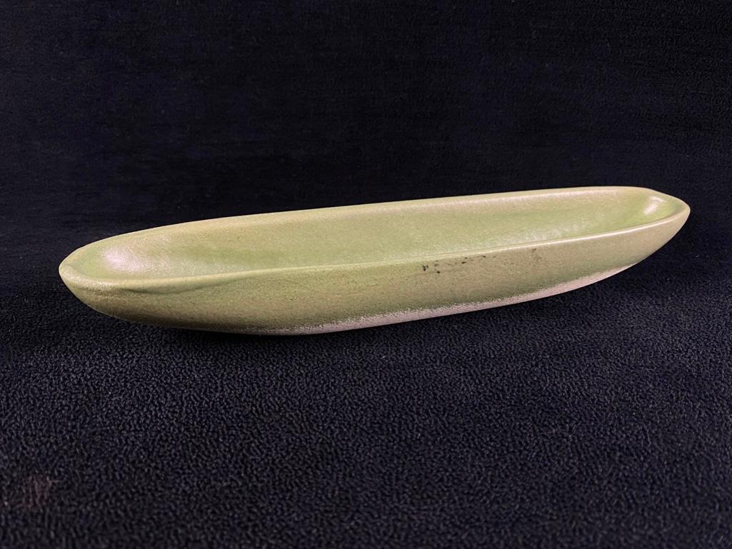 8" Carnevale Ceramic Matte Olive Dish (1 of 7)