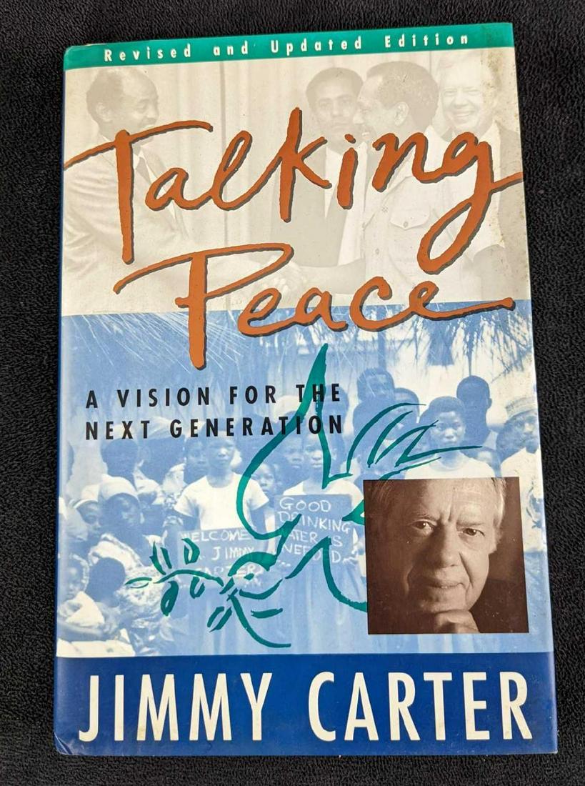 Jimmy Carter Signed Book - Talking Peace (1 of 6)