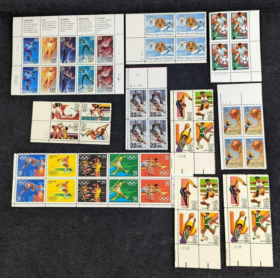 10 Sheets US Postal Olympics Sports Stamps (1 of 8)