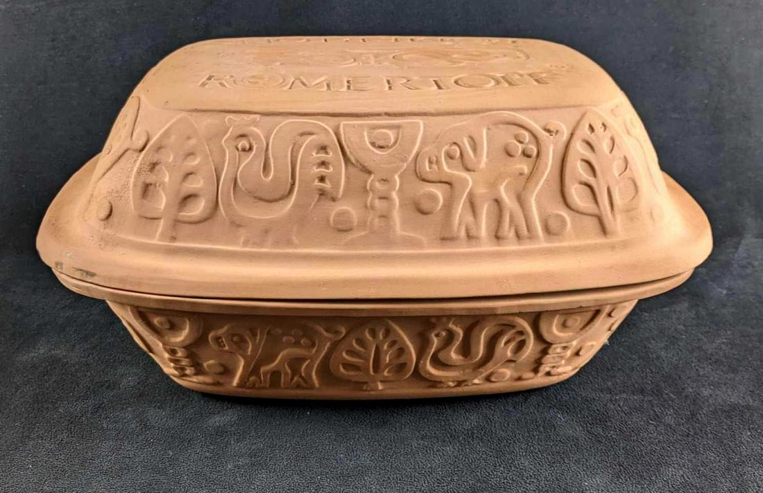 Romertopf Clay Baker Clay Pot Roaster Cooking (1 of 10)