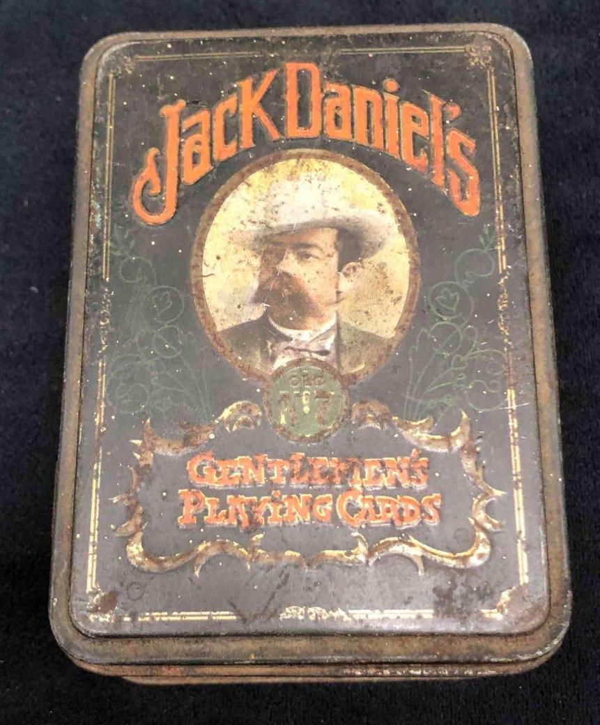 Vintage Jack Daniels Playing Cards Tin Box & Deck (1 of 15)