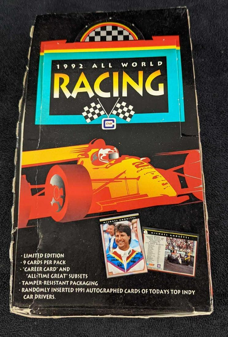 36 Packs Of 1992 All World Racing Trading Cards (1 of 4)