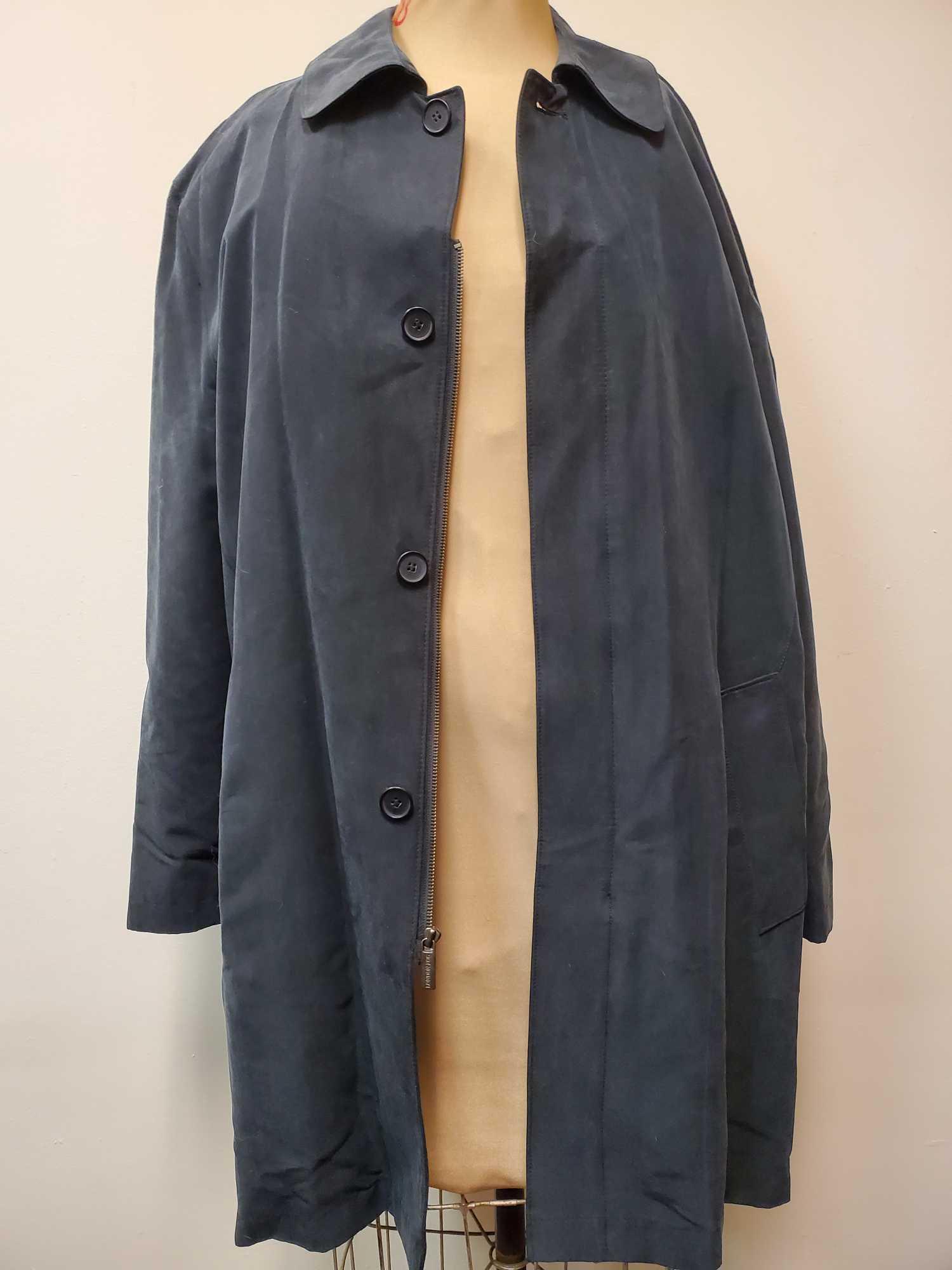 London Fog Classic Navy Mens Trench Size L (1 of 13)