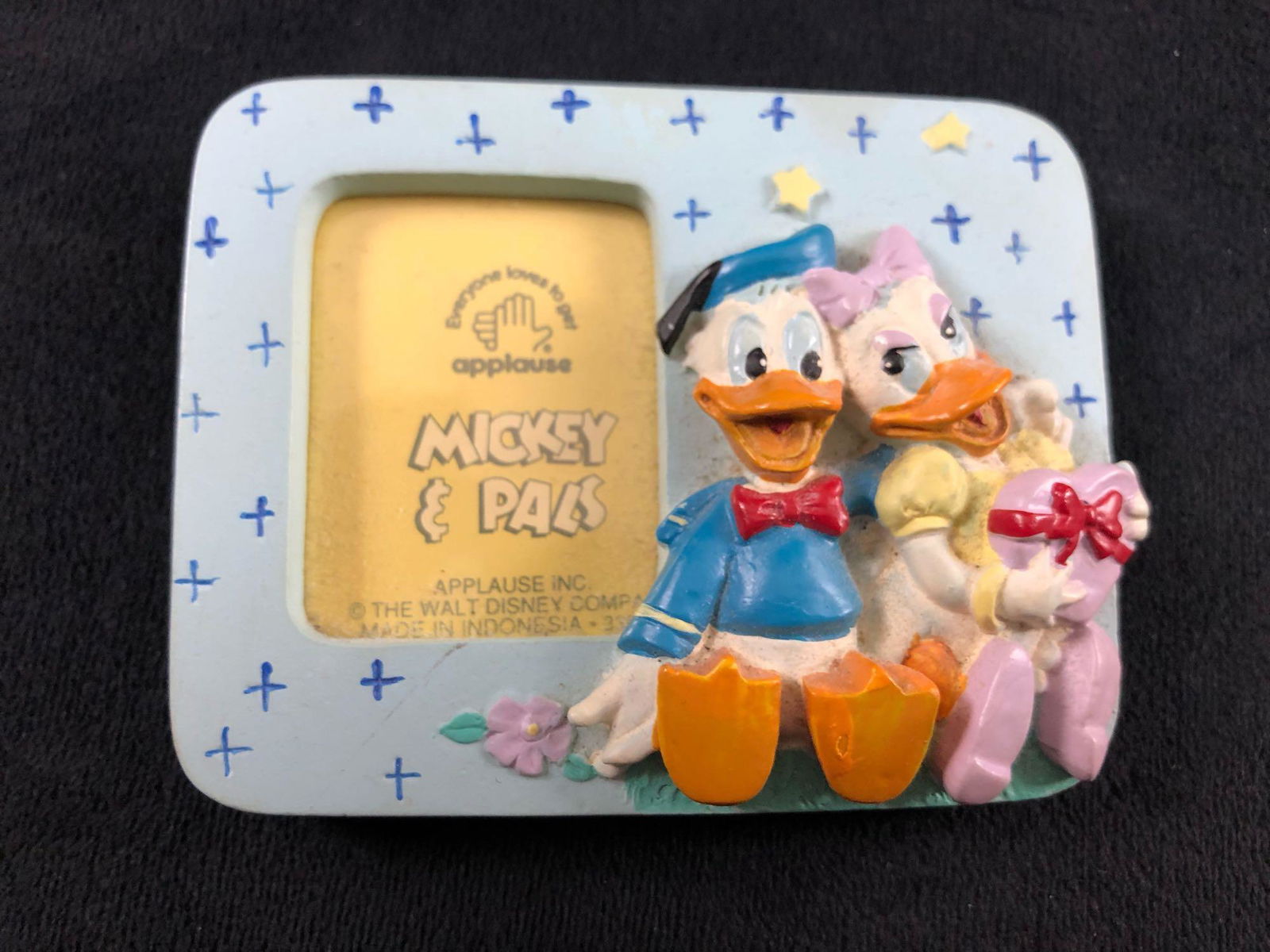 Vintage Donald Daisy Duck Magnet Mickey & Pals Applause Mini Frame (1 of 8)
