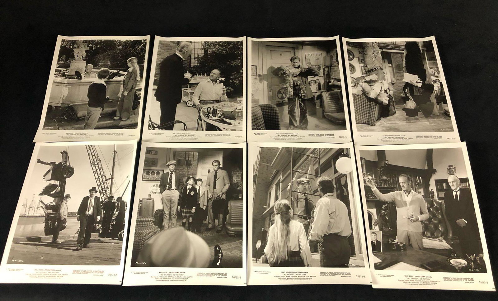 1976 No Deposit,No Return Black/White Disney Productions 8 Still Scene Photos Set B (1 of 14)